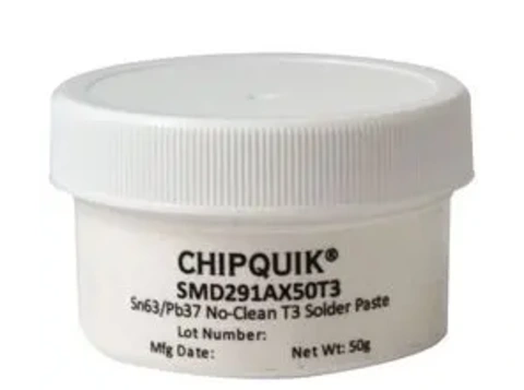 Solder Paste, Synthetic No Clean, 183 °C, 63, 37 Sn, Pb, 50G CHIP QUIK