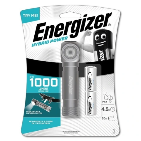 פנס ראש היברידי 1000 לומן נטען ENERGIZER