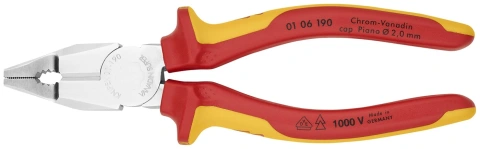 שפיץ פלייר מבודד מקצועי - KNIPEX 01 06 190 KNIPEX