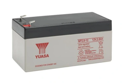 מצבר עופרת נטען - YUASA NP2.8-12 - 12V 2.8 Ah YUASA