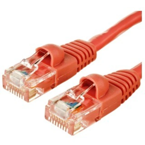 כבל רשת יצוק CAT5E 0.5M - בידוד ורוד PRO-SIGNAL