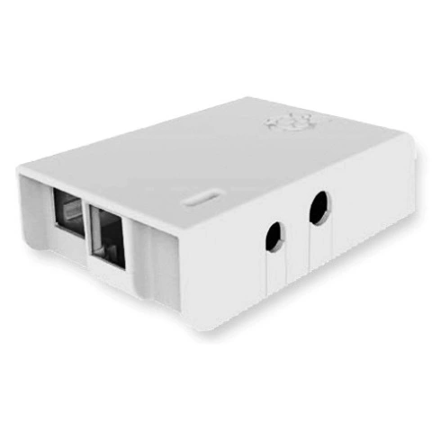 קופסת זיווד לבנה עבור RASPBERRY PI MODEL B MULTICOMP