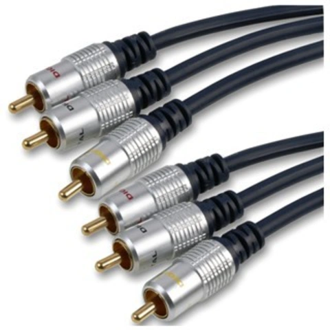 כבל זכר/זכר PRO SIGNAL - 3XRCA - 3XRCA 2M PRO-SIGNAL