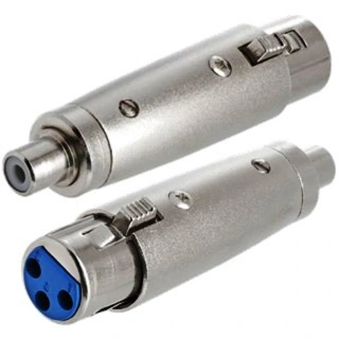 מתאם XLR SOCKET - RCA SOCKET MULTICOMP