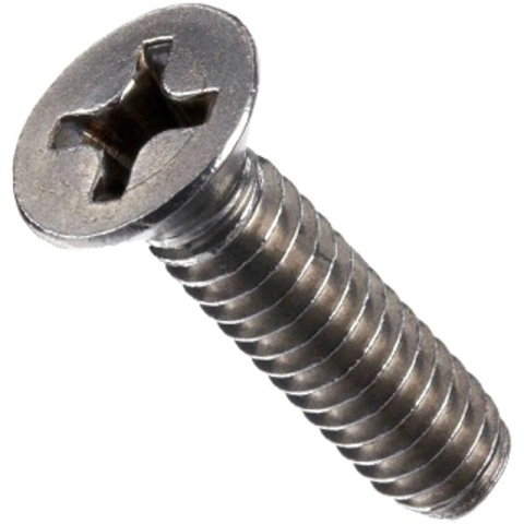 ברגים מפלדה - ראש שטוח - פיליפס - M3 X 10MM DURATOOL