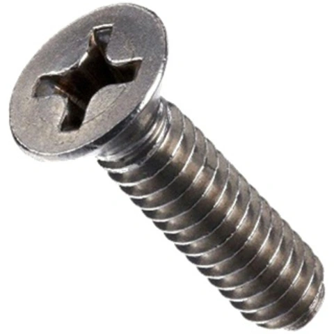 ברגים קודחים מפלדה - ראש שטוח - פיליפס - M3 X 8MM DURATOOL