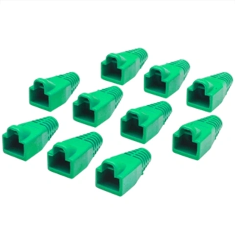 כיסויים להגנה עבור מחברים RJ45 - ירוק MH CONNECTORS