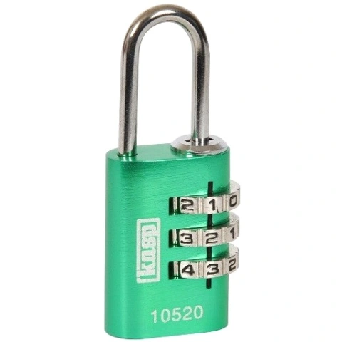 מנעול 3 ספרות (קומבינציה) - 20MM - ירוק - KASP SECURITY KASP SECURITY