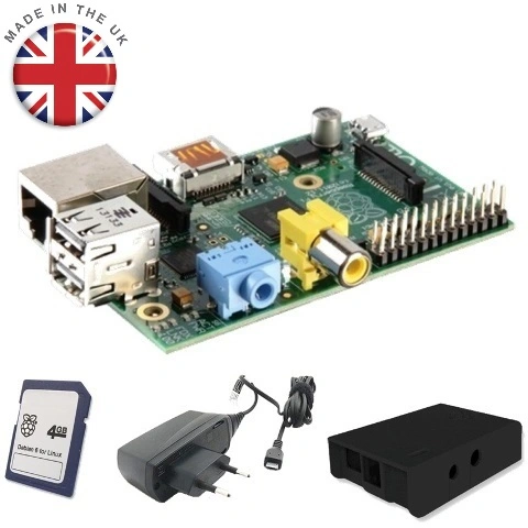 קיט פיתוח - RASPBERRY PI - MODEL B - STARTER KIT RASPBERRY PI