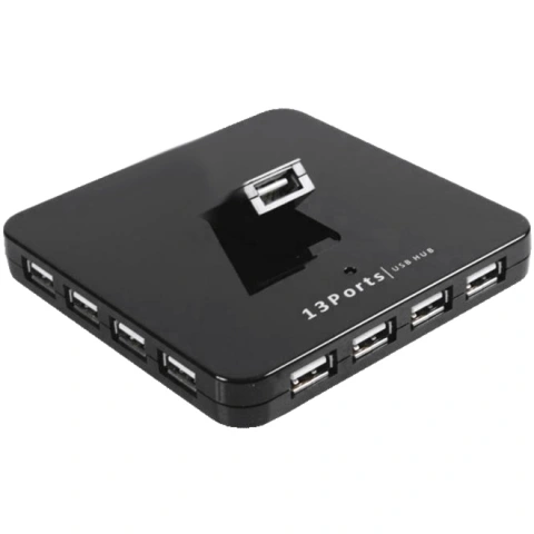 מפצל USB 2.0 אקטיבי עם 13 יציאות - PRO SIGNAL USB2-3013HUB PRO-SIGNAL