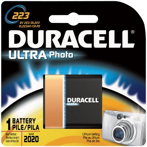 סוללת ליתיום - 223A 6V DURACELL