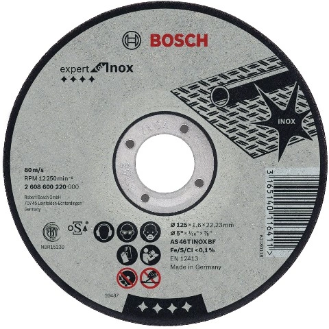 דיסק חיתוך למתכות - 115MM X 2.5MM BOSCH