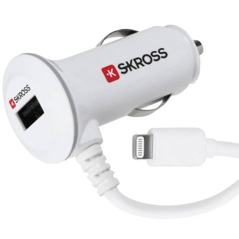 ספק לרכב - MIDGET PLUS LIGHTNING USB CAR CHARGER SKROSS