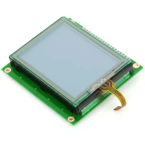 תצוגת LCD גרפית עם תאורה וחיישן מגע - 128X64 MIKROELEKTRONIKA