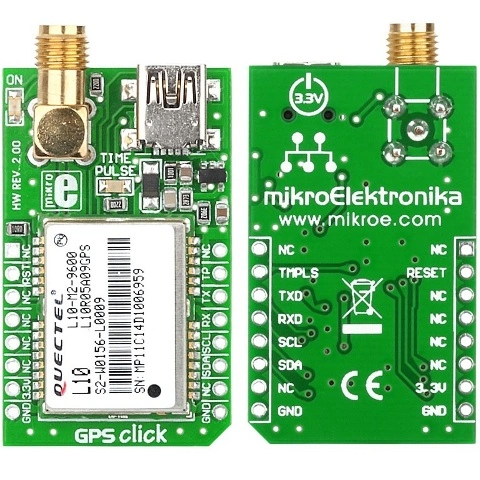 כרטיס הרחבה - GPS CLICK MIKROELEKTRONIKA