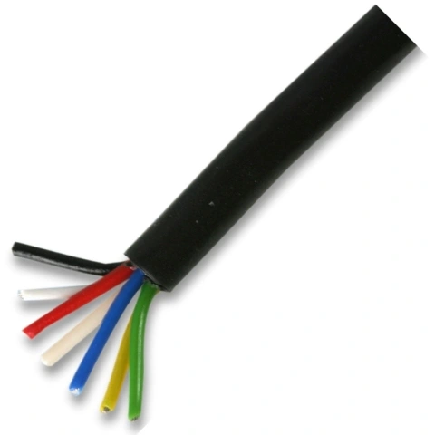 כבל פיקוד גמיש - 6 גידים 30AWG PRO-POWER