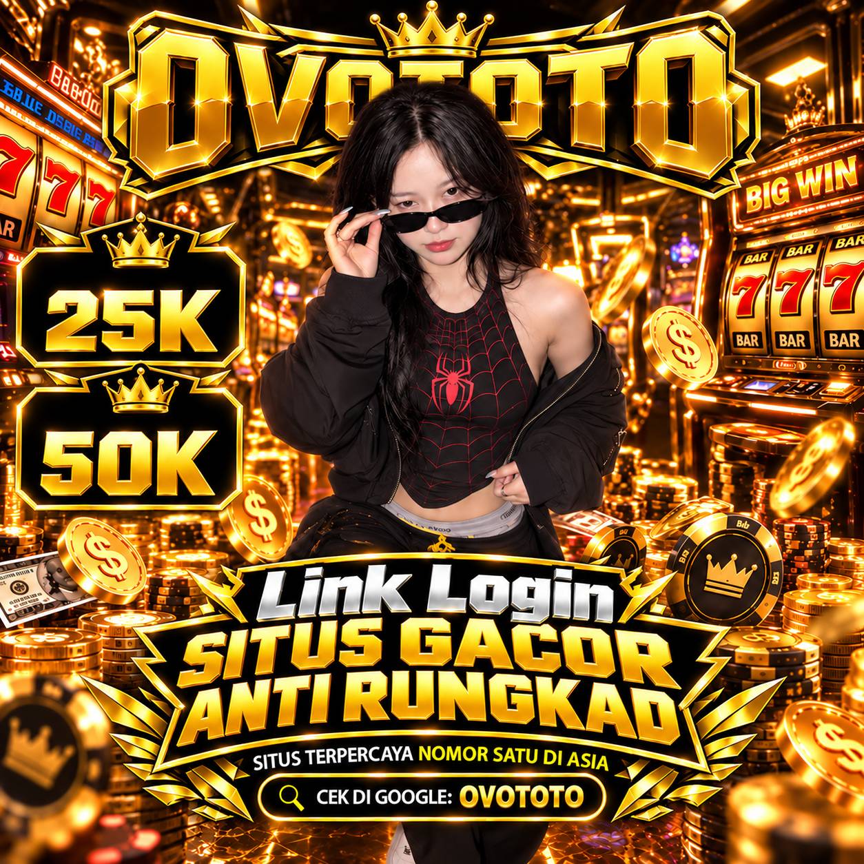Thumbnail 1 of 3, Poster, OVOTOTO : Lagi Hits, Gaya Simpelnya Bikin Makin Betah Cobain Deh designed and sold by OVOTOTO.