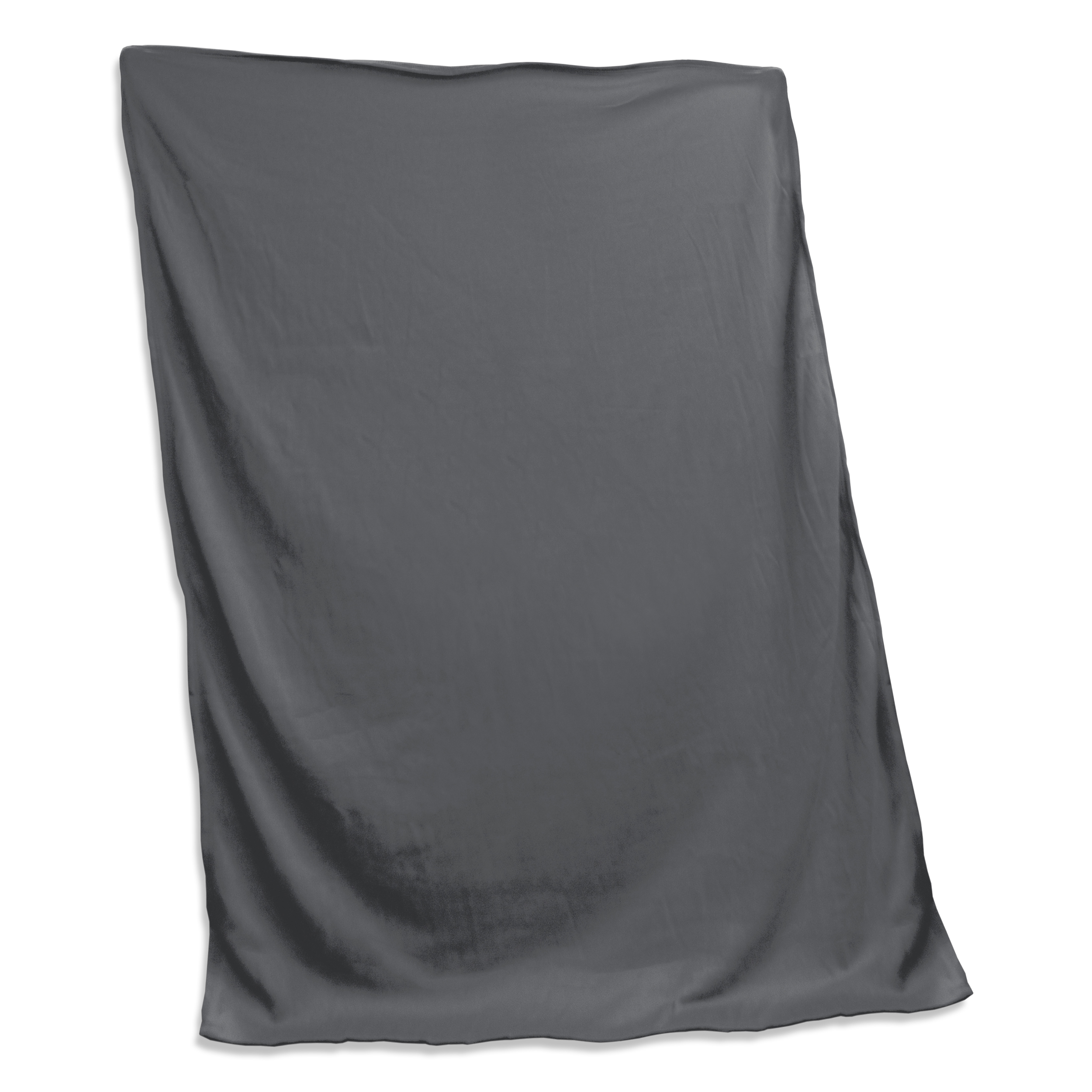Plain Charcoal Sweatshirt Blanket 74 -Sweatshirt Blnkt  