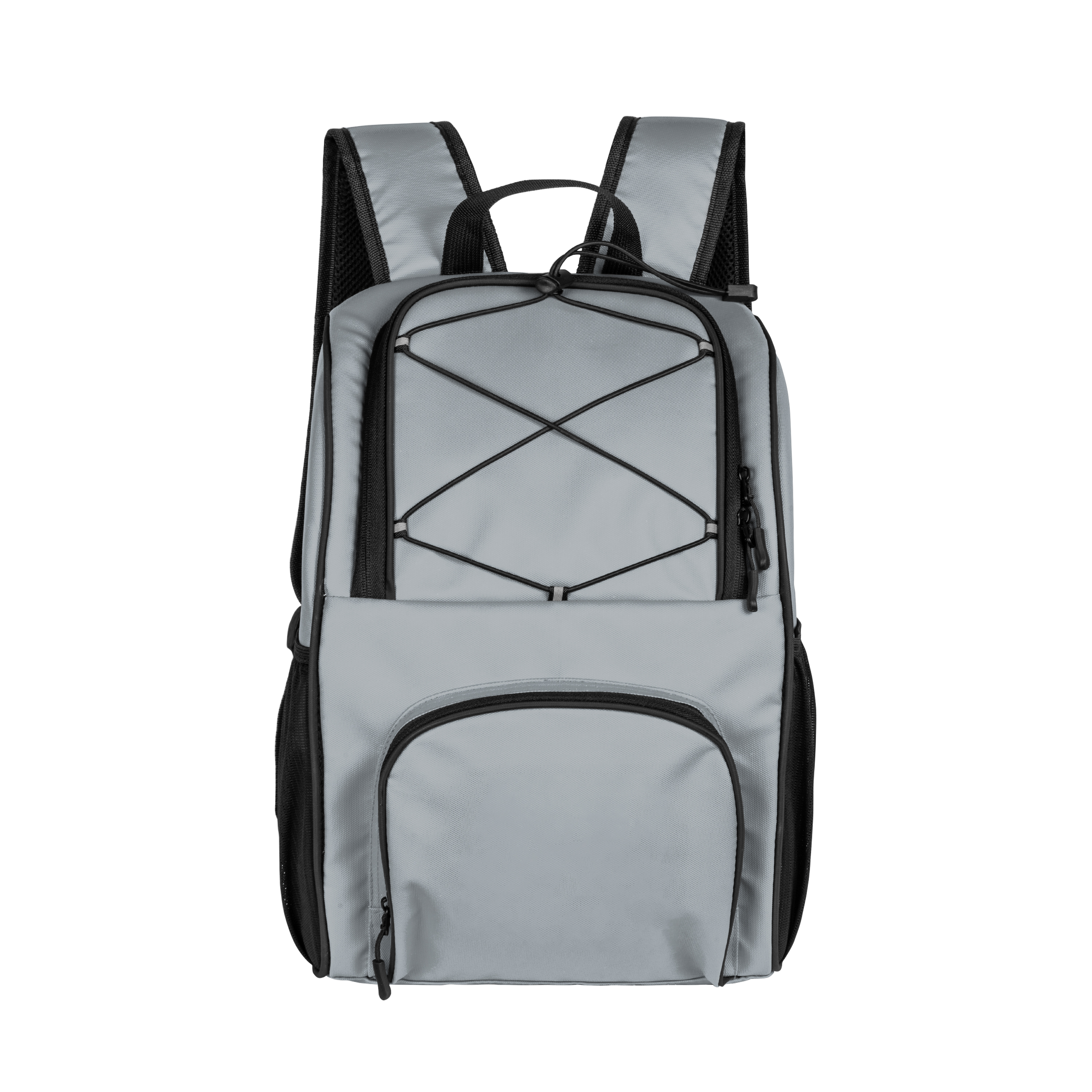 Plain Gray 24 Can Flex Backpack Cooler  