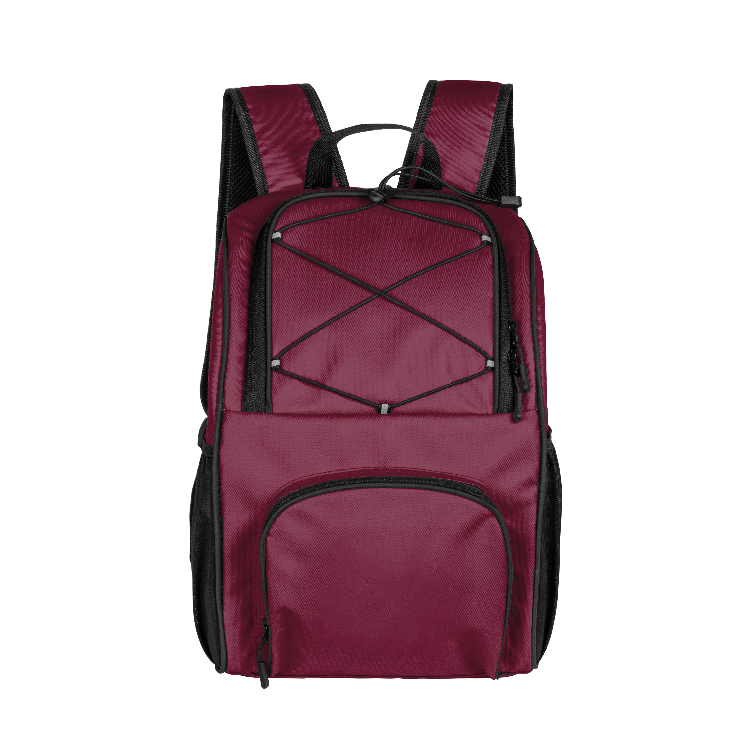 Plain Maroon 24 Can Flex Backpack Cooler  