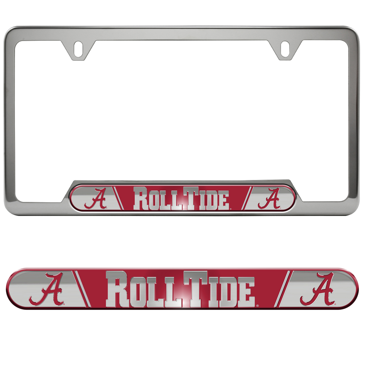 University of Alabama Embossed License Plate Frame  