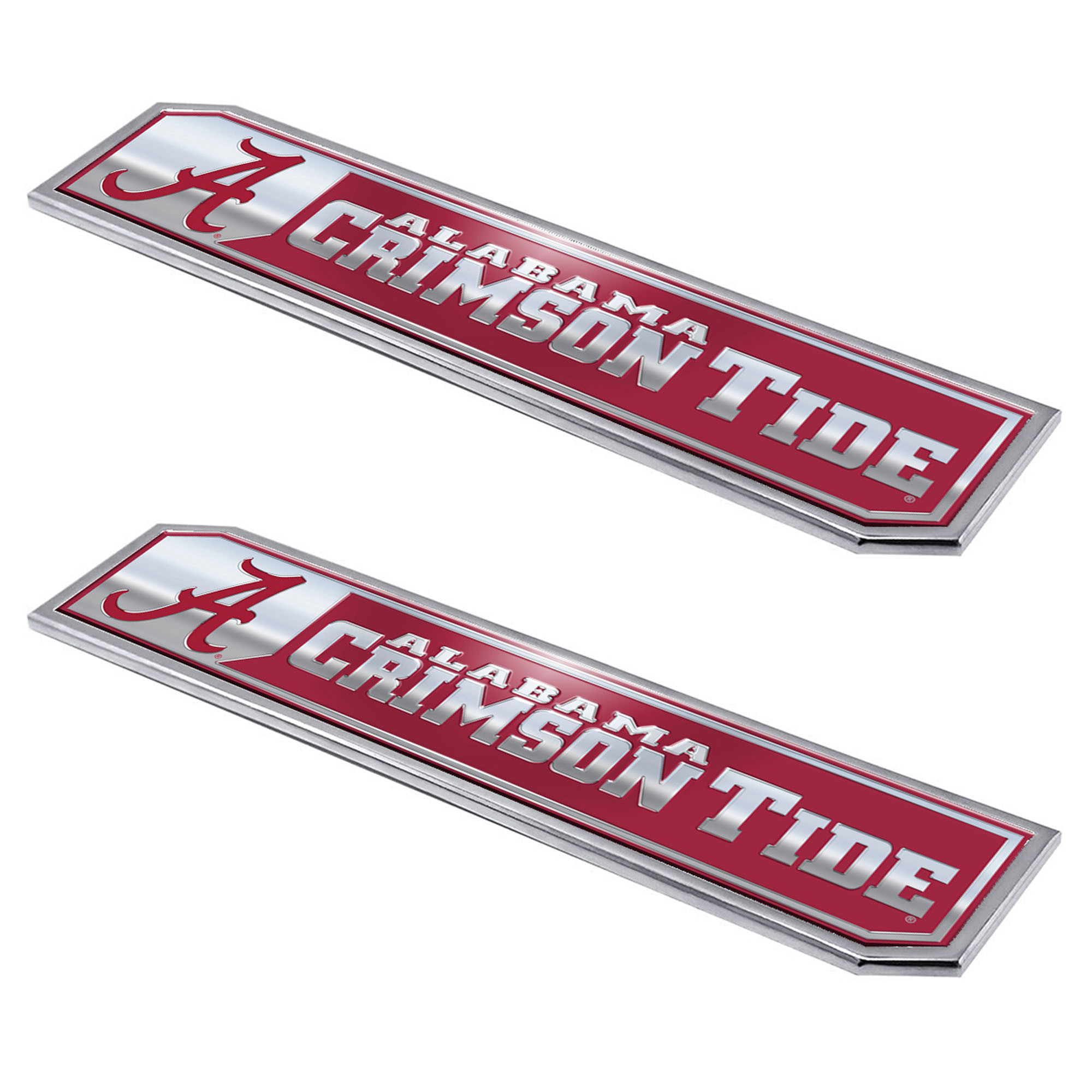 Alabama Crimson Tide Embossed Truck Emblem 2-pk  