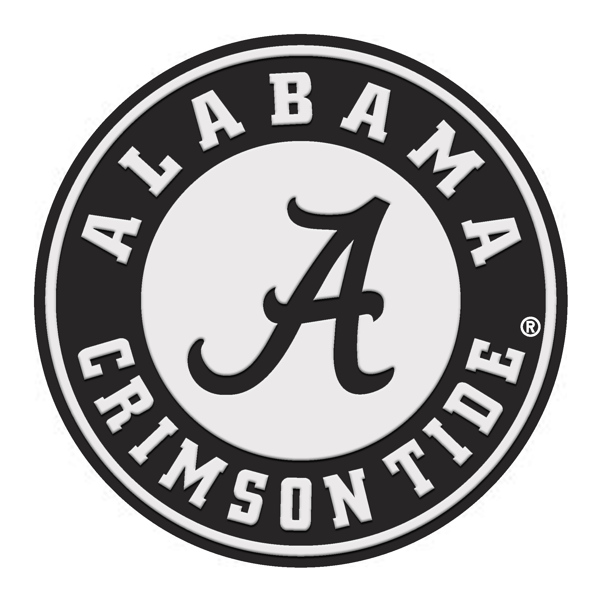 Alabama Crimson Tide Chrome Emblem  