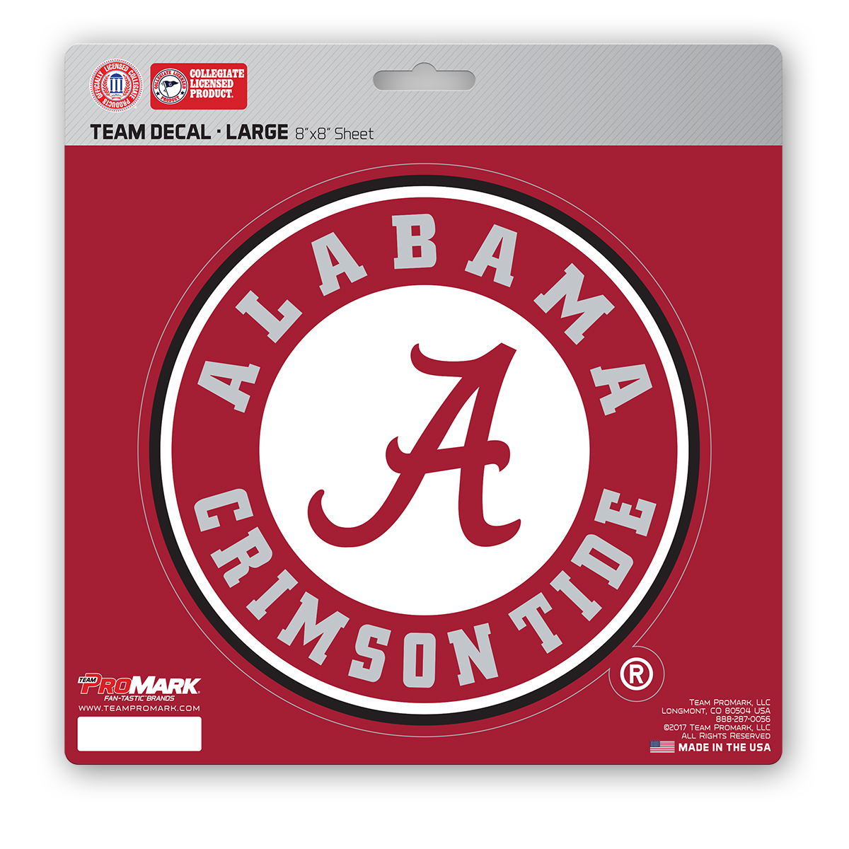 Alabama Crimson Tide Large Decal  