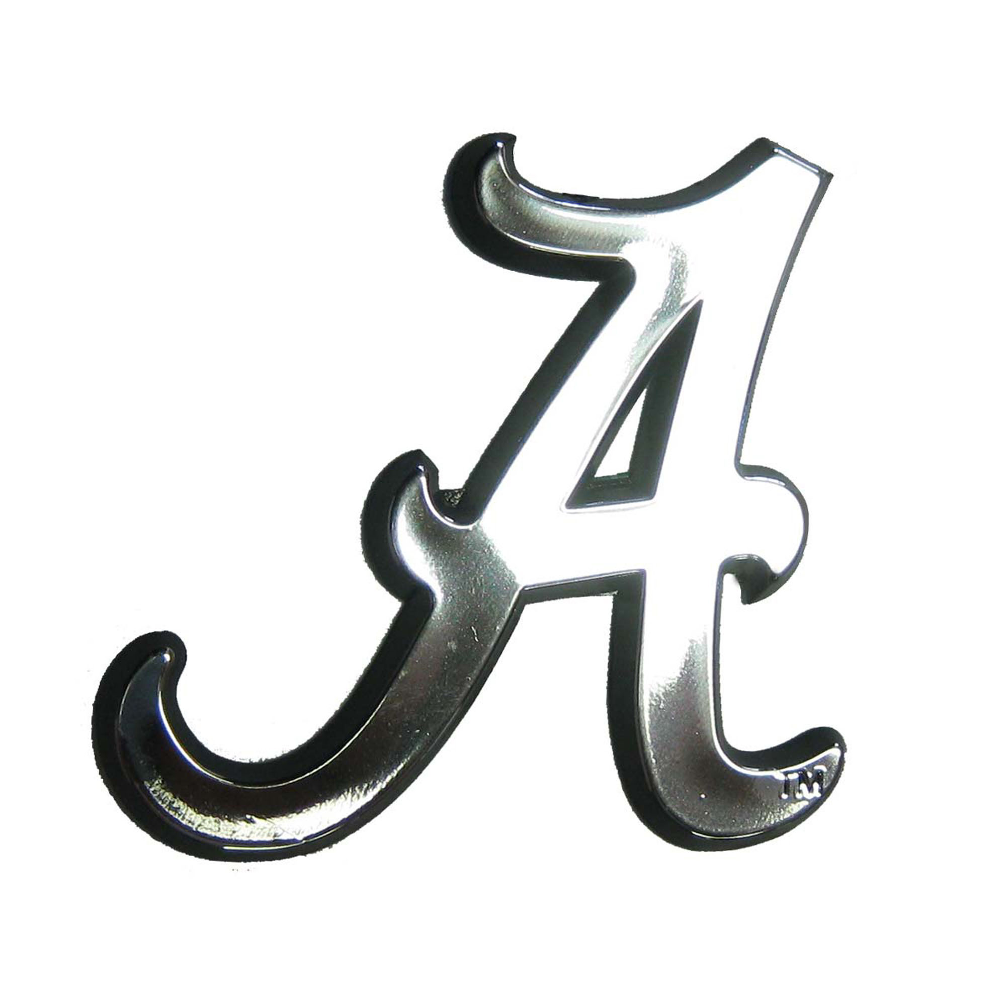 Alabama Crimson Tide Plastic Chrome Emblem  