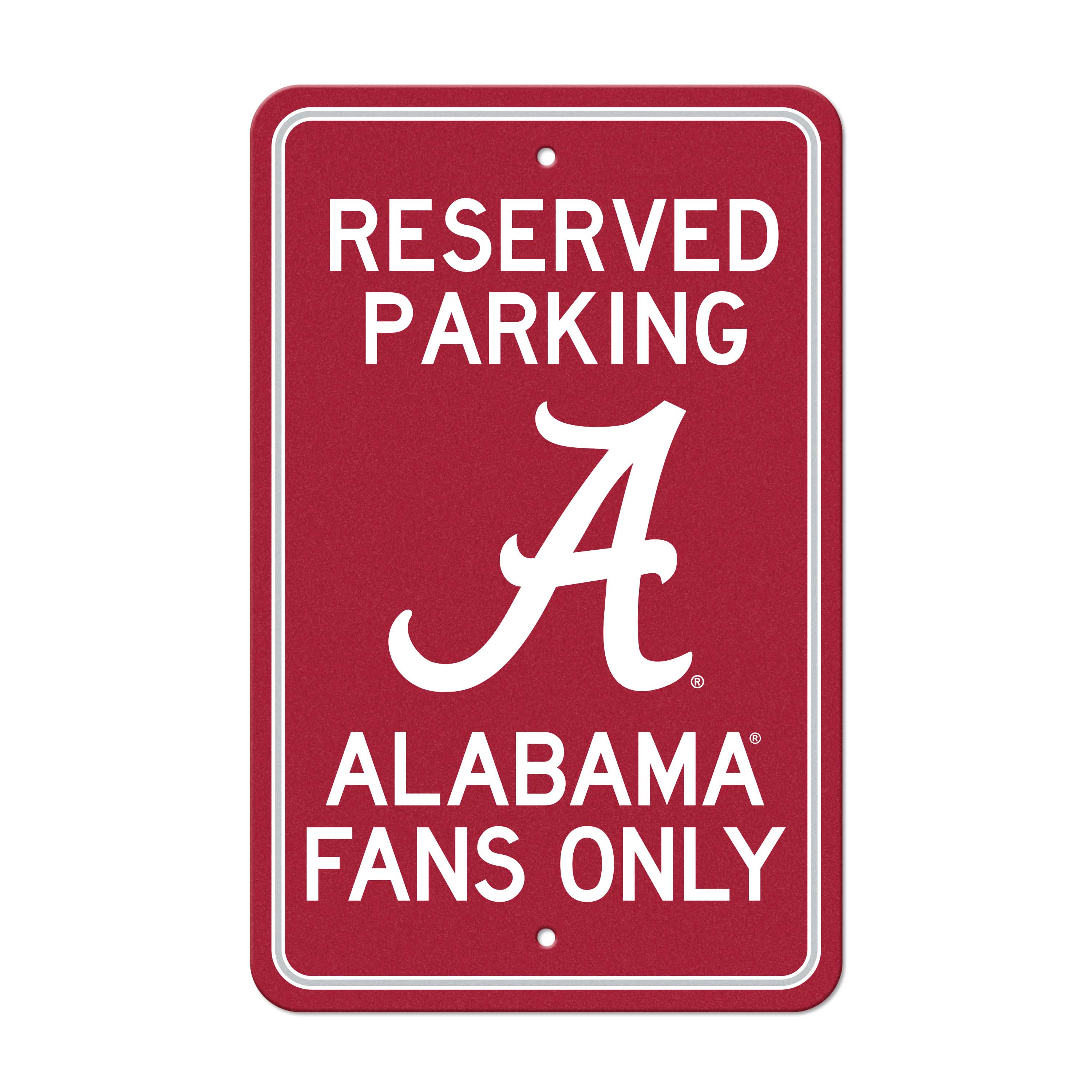 Alabama Crimson Tide Parking Sign  