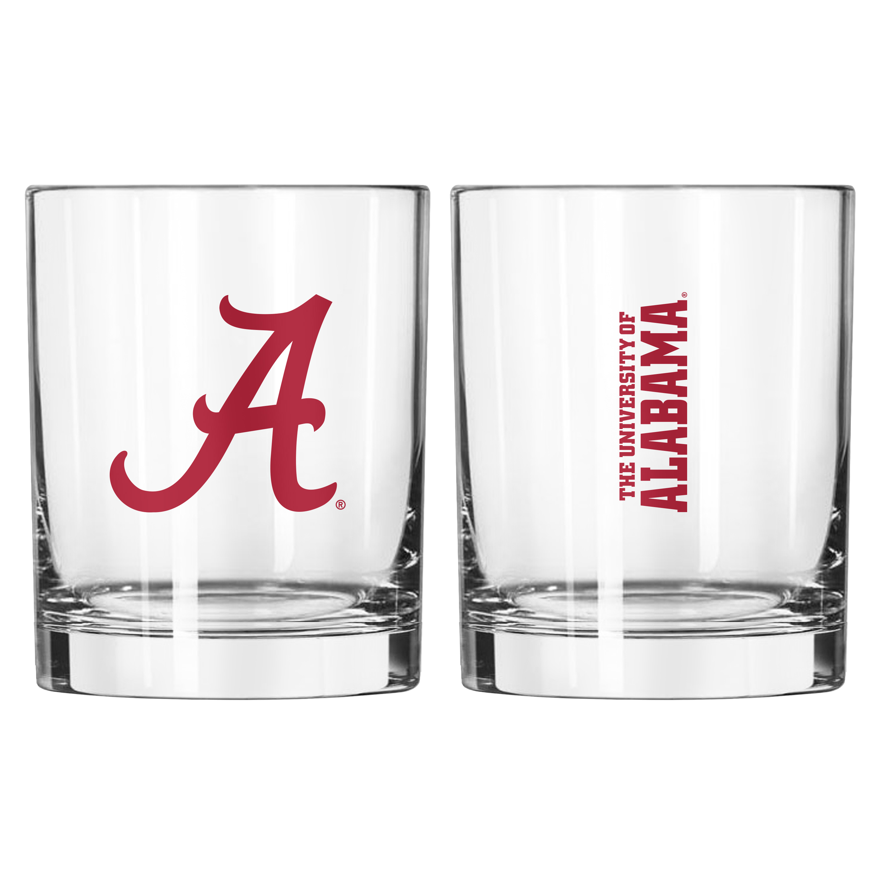 Alabama Crimson Tide 14oz Gameday Rocks Glass    