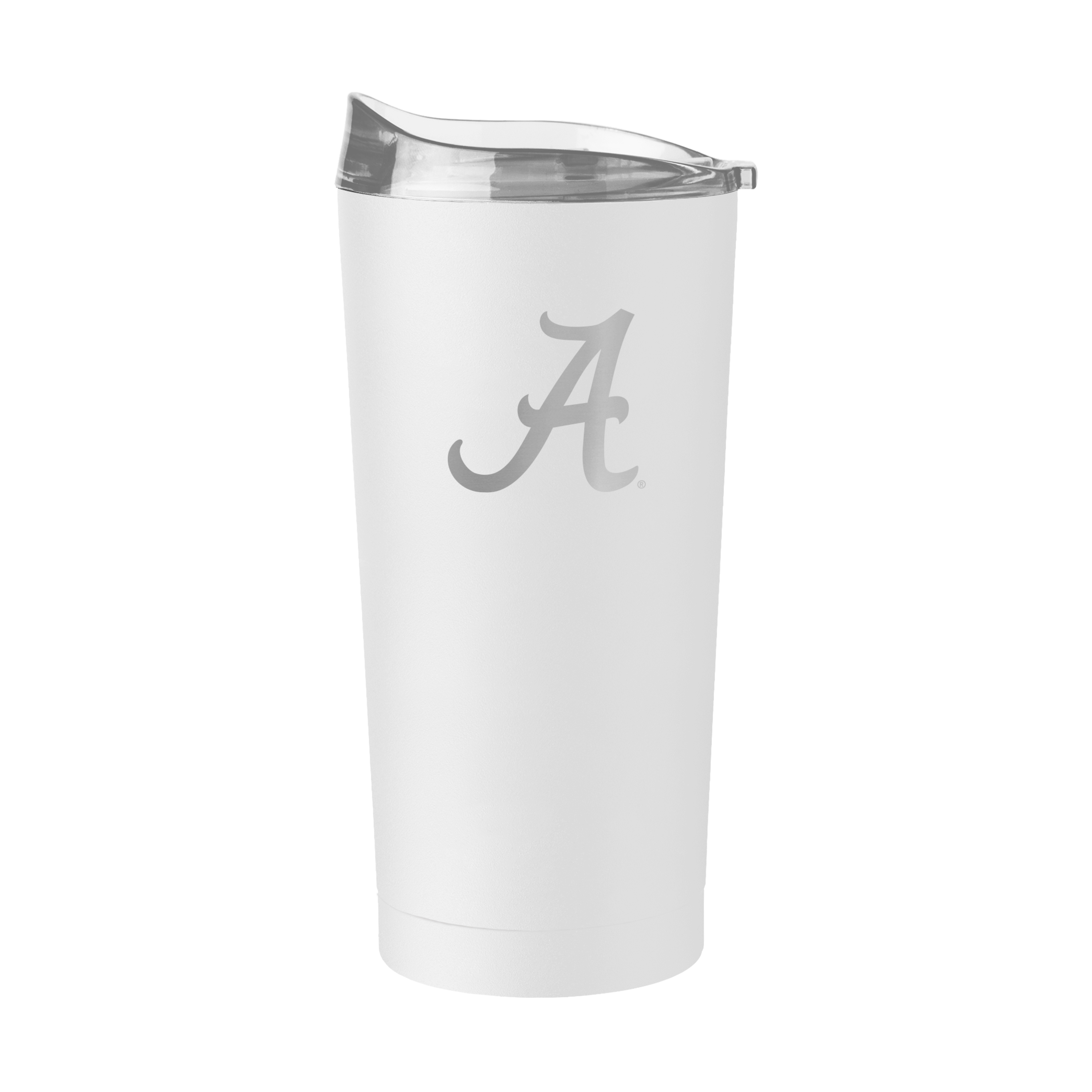 Alabama Crimson Tide 20oz White Etch Powder Coat Tumbler    