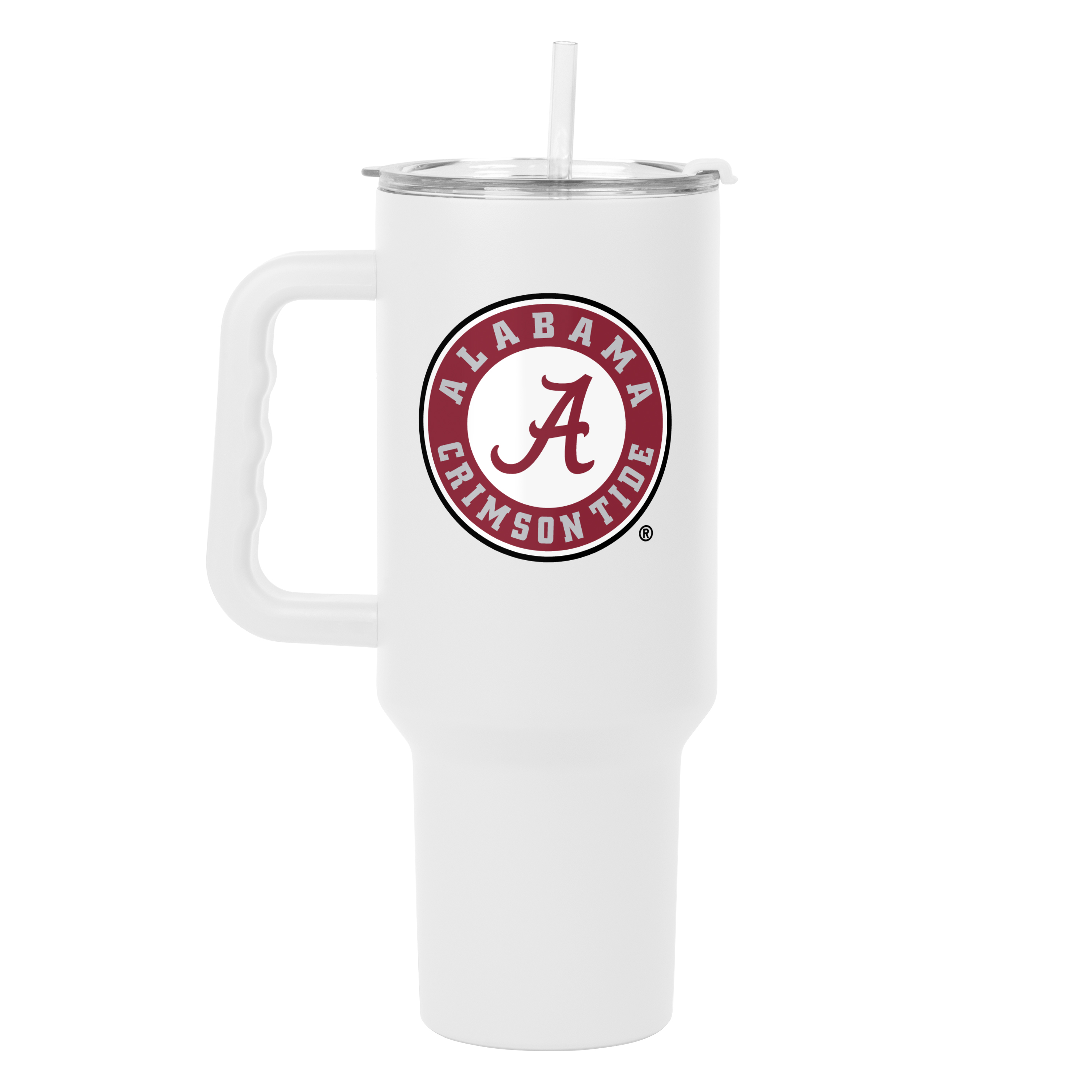 Alabama White 40oz Flipside Powder Coat Tumbler  