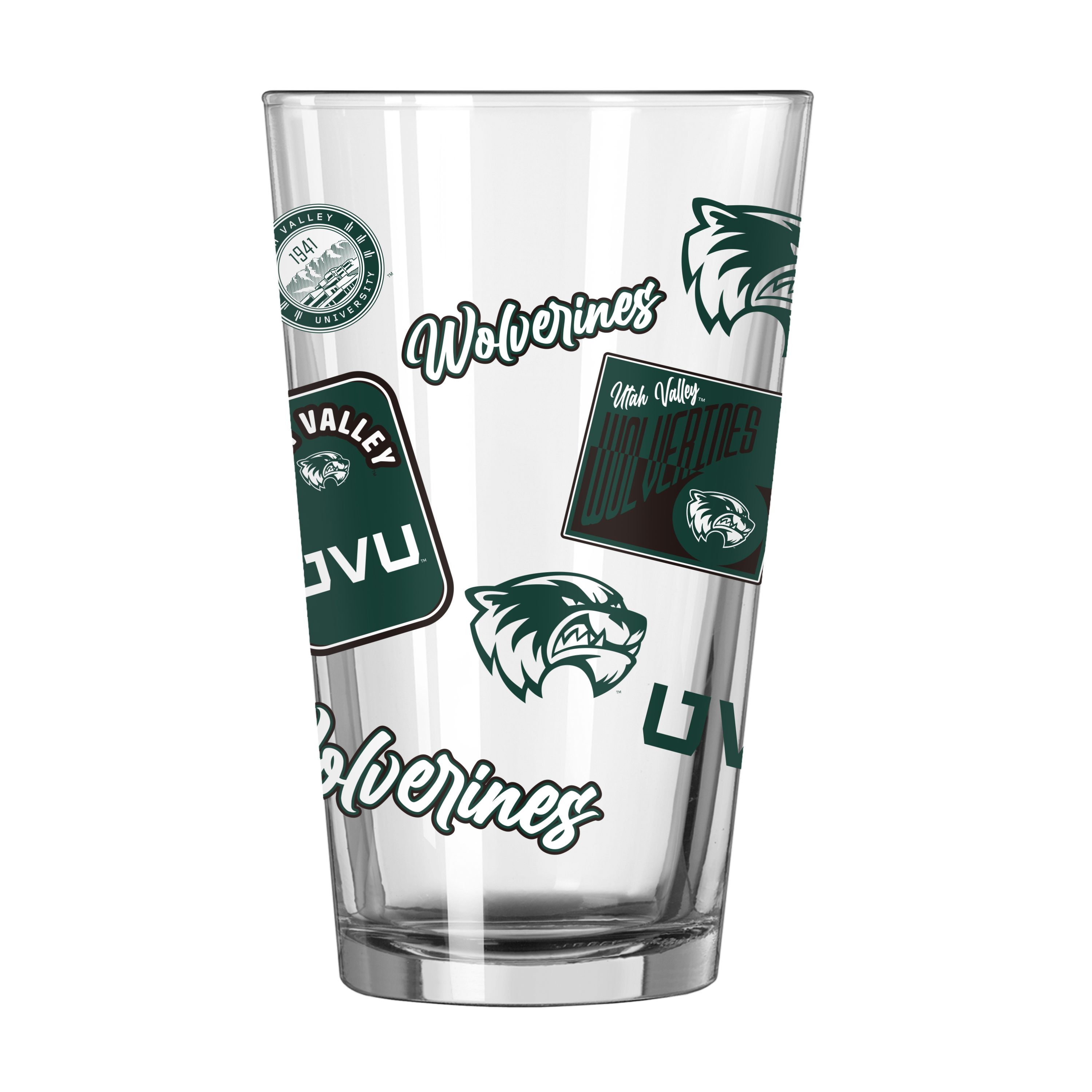 Utah Valley State University 16oz Dreamweave Pint Glass  