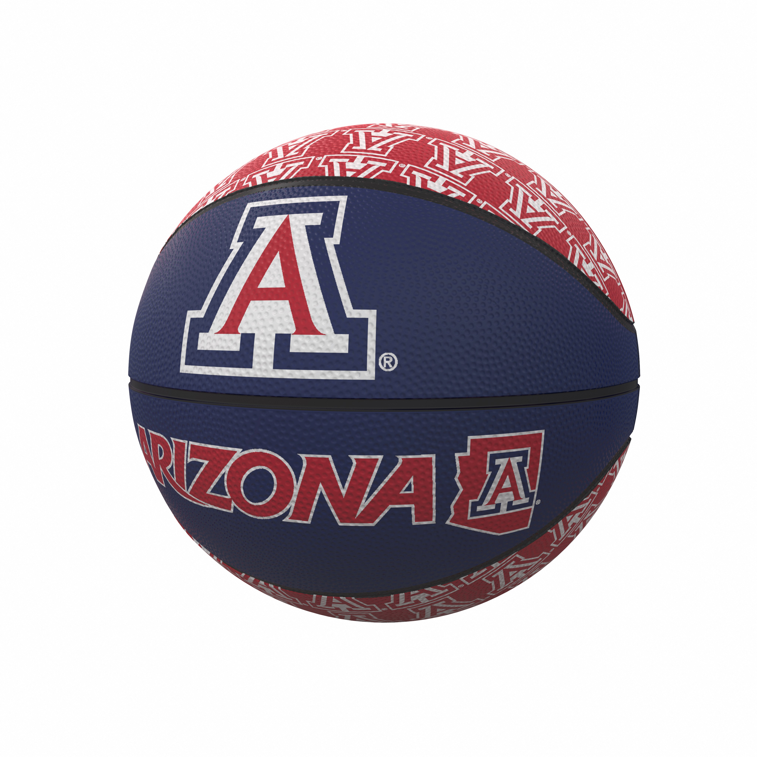 Arizona Wildcats Repeating Logo Mini-Size Rubber Basketball    