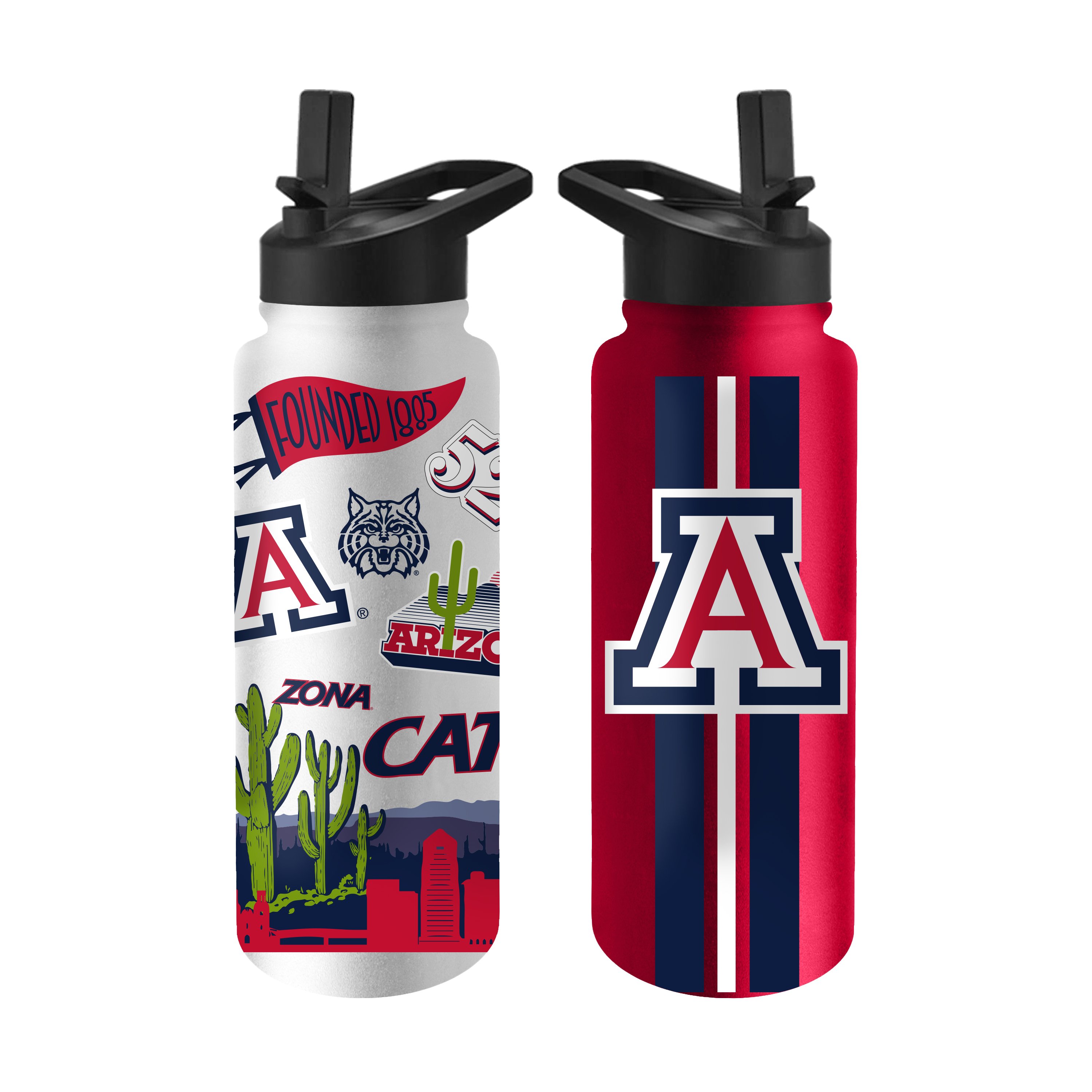 Arizona Wildcats Costco 34oz Quencher Bottle 2 Pack    