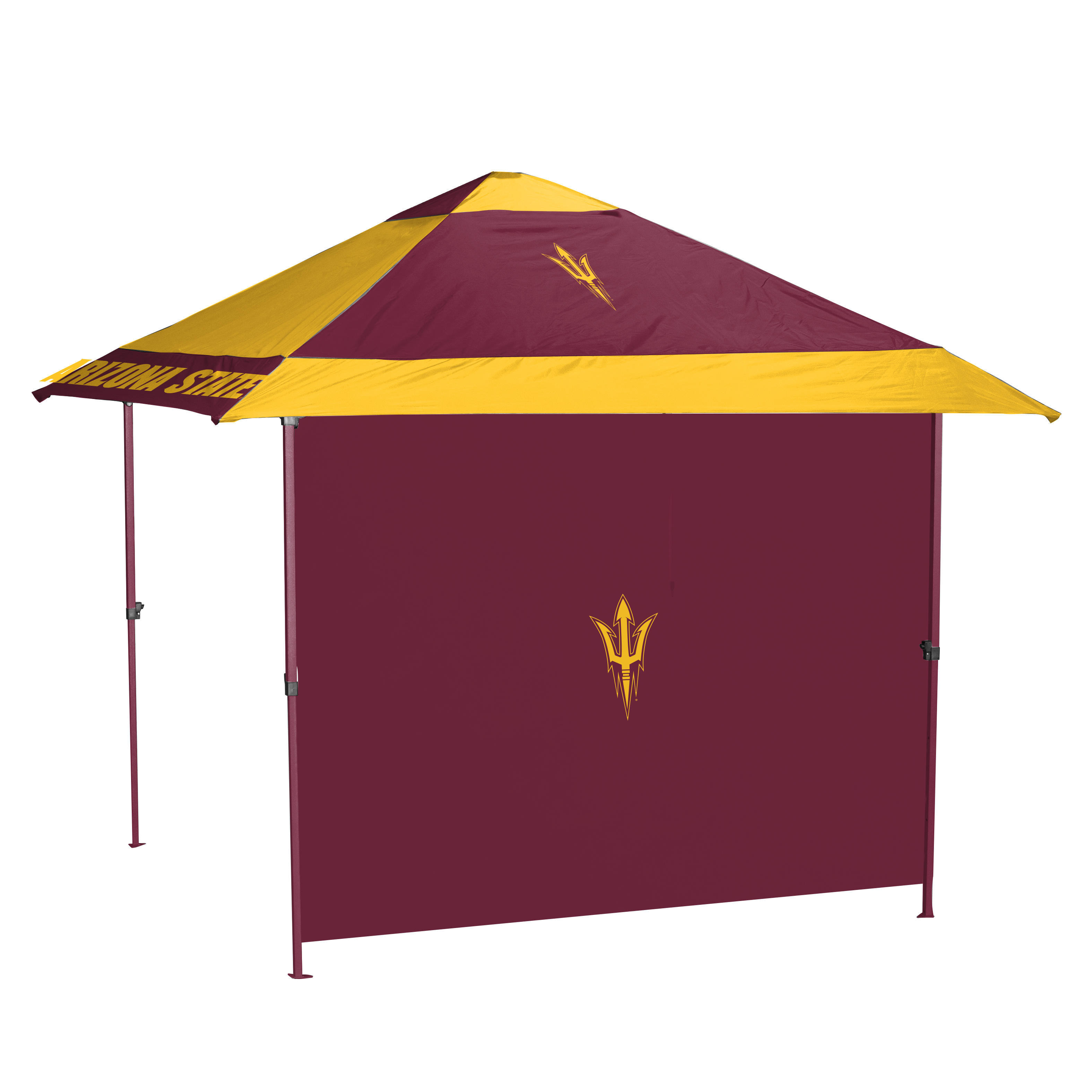 Arizona State Sun Devils Pagoda Tent Colored Frame + Weight Bags  