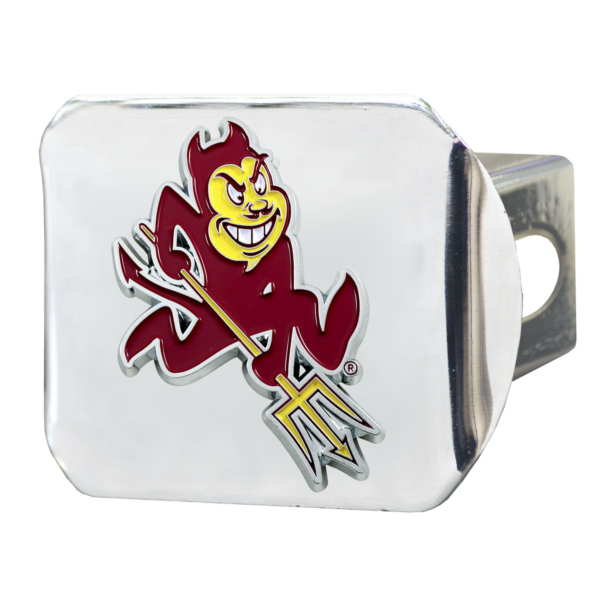 Arizona State Sun Devils University Color on Chrome Hitch Cover    