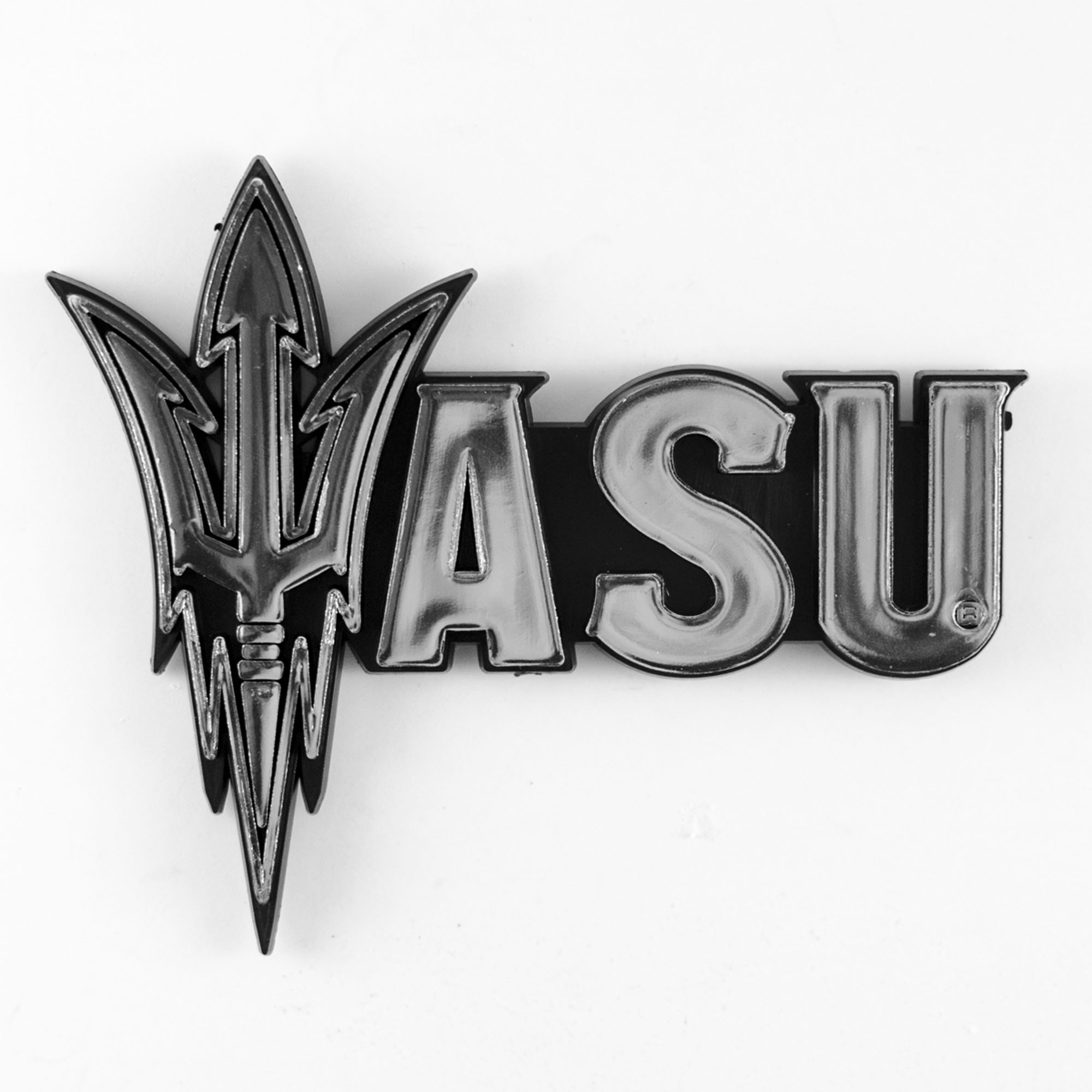 Arizona State Sun Devils University Plastic Chrome Emblem    