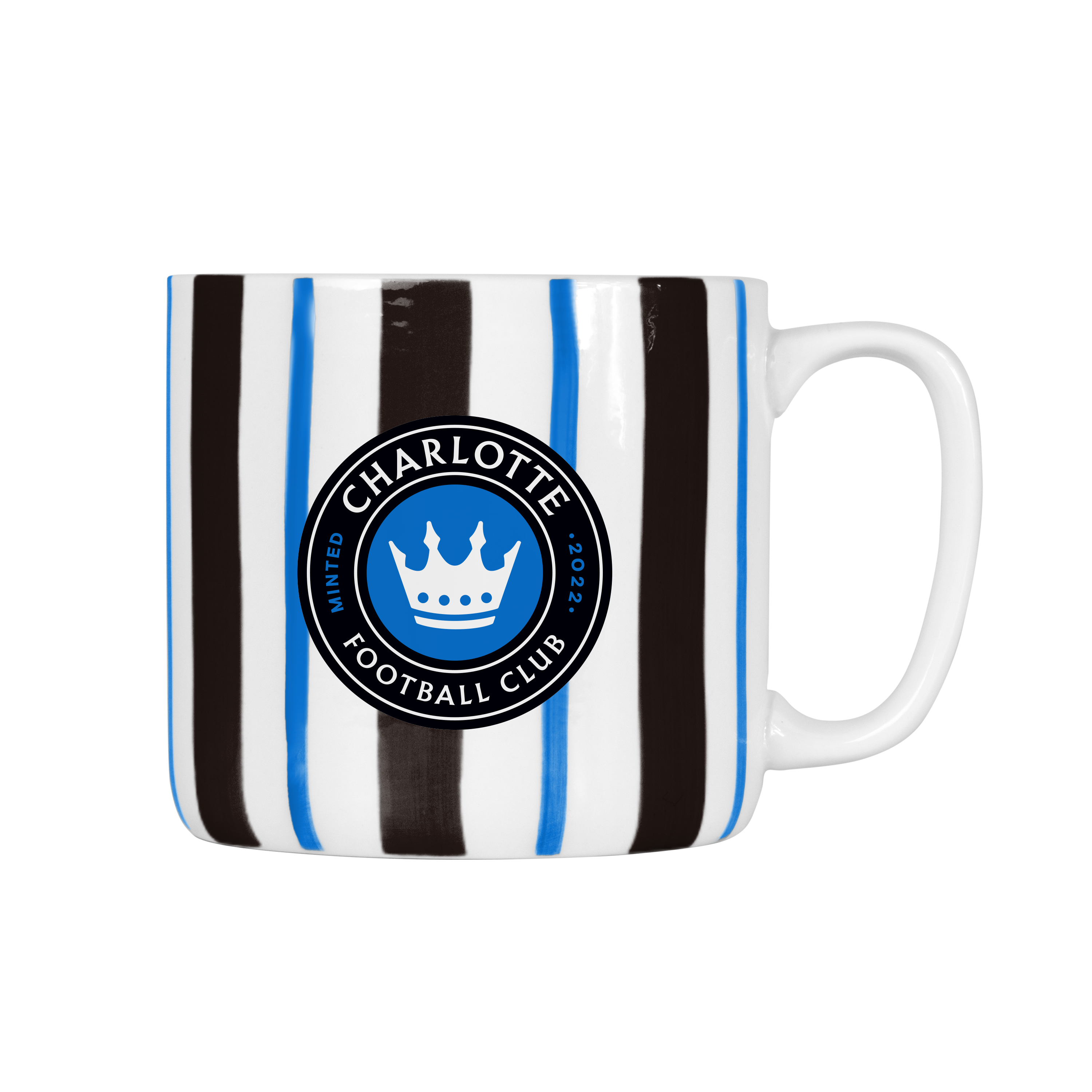 Charlotte FC 16oz Brushstroke Stripe Mug  