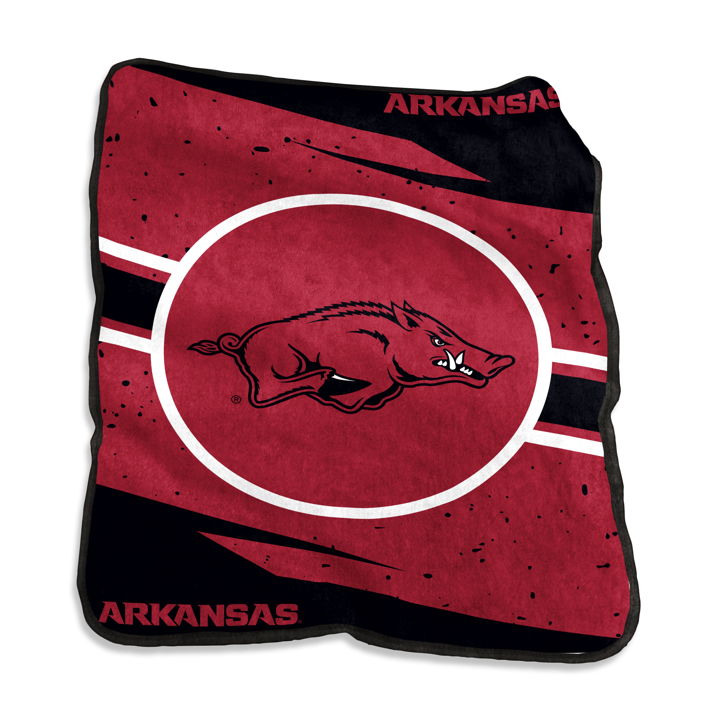 Arkansas 60x80 Circle Raschel Blanket  