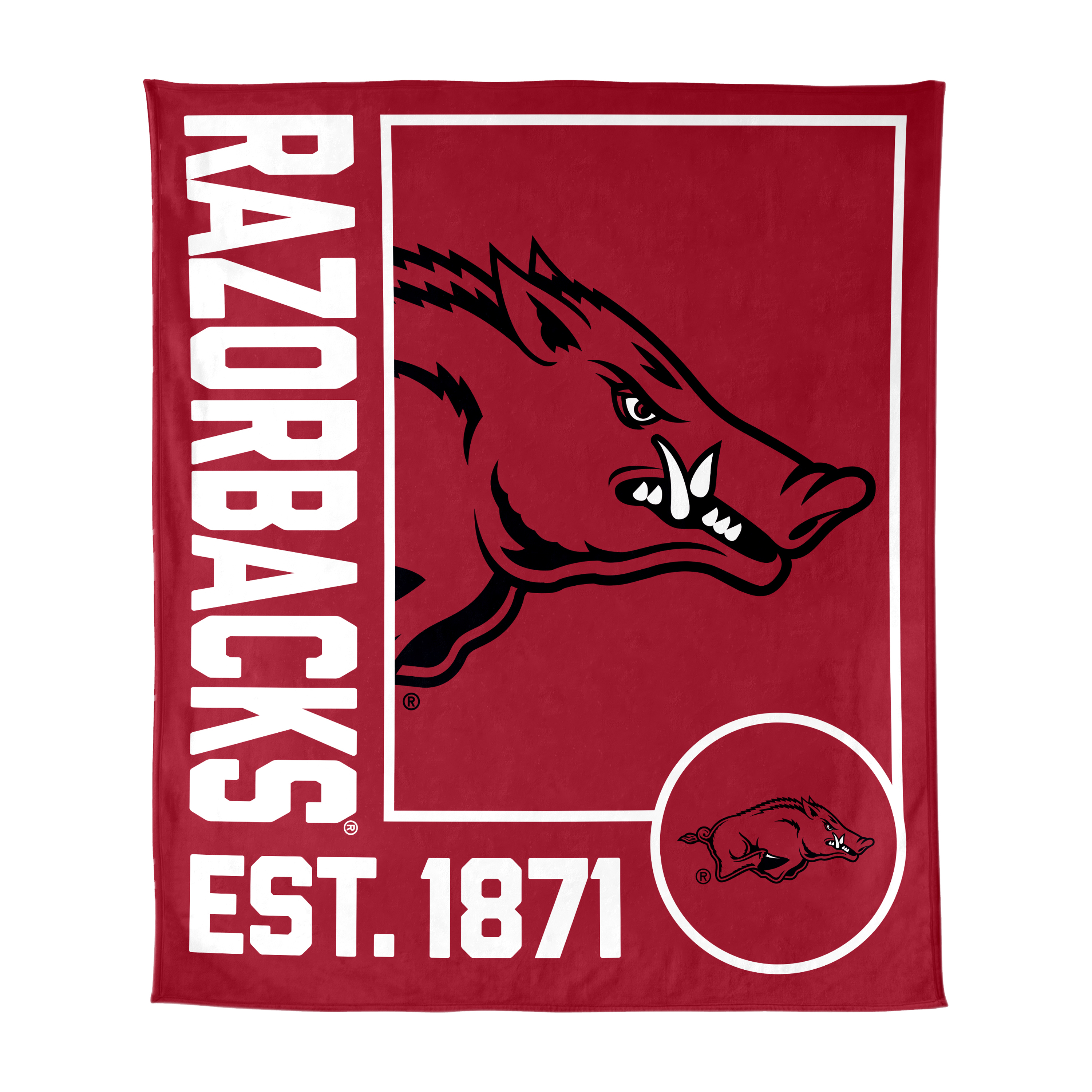 Arkansas Razorbacks 60x70 Super Plush Blanket    