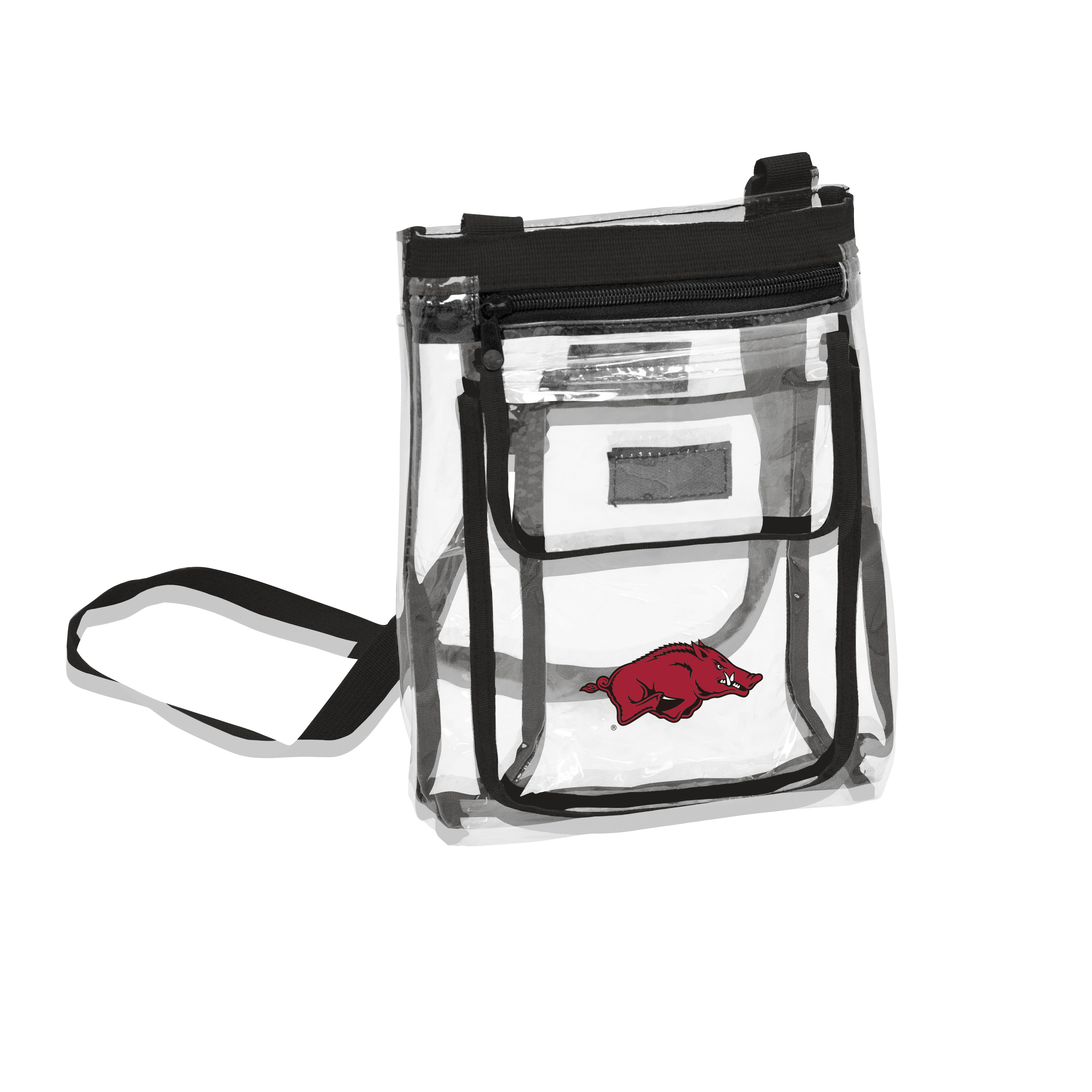 Arkansas Razorbacks Gameday Black Clear Crossbody    