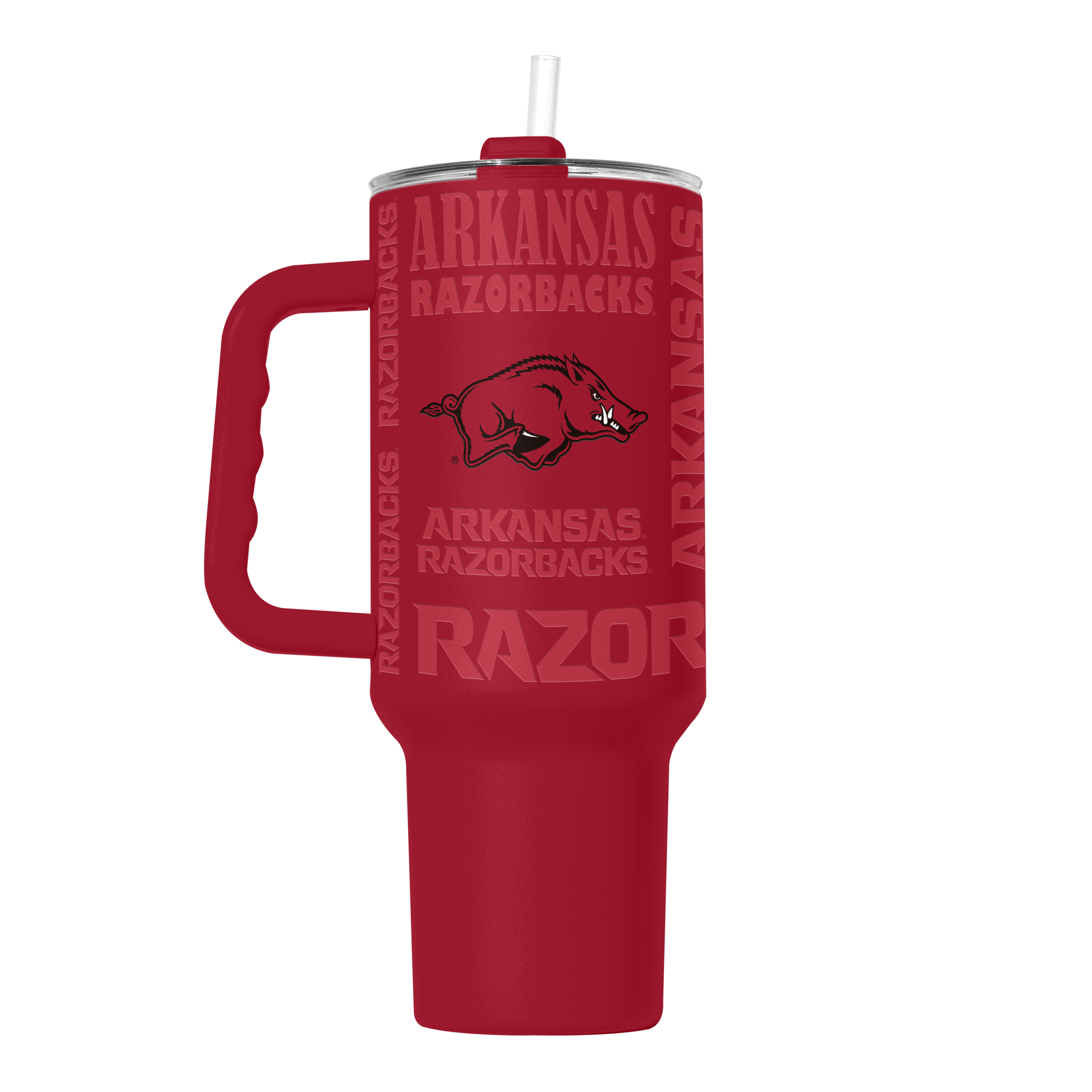 Arkansas 40oz Replay Powder Coat Tumbler  