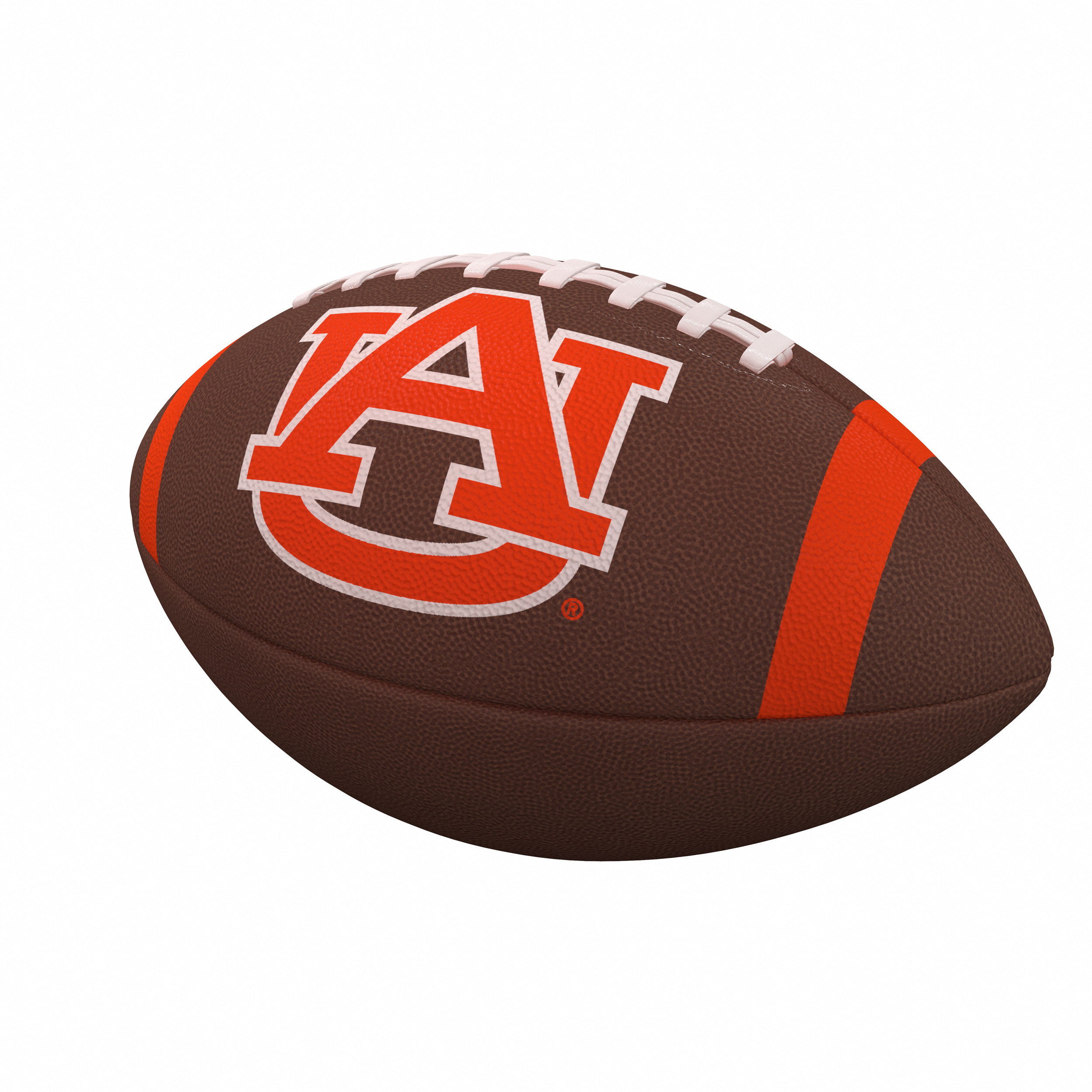 Auburn Tigers Team Stripe Official-Size Composite Football    