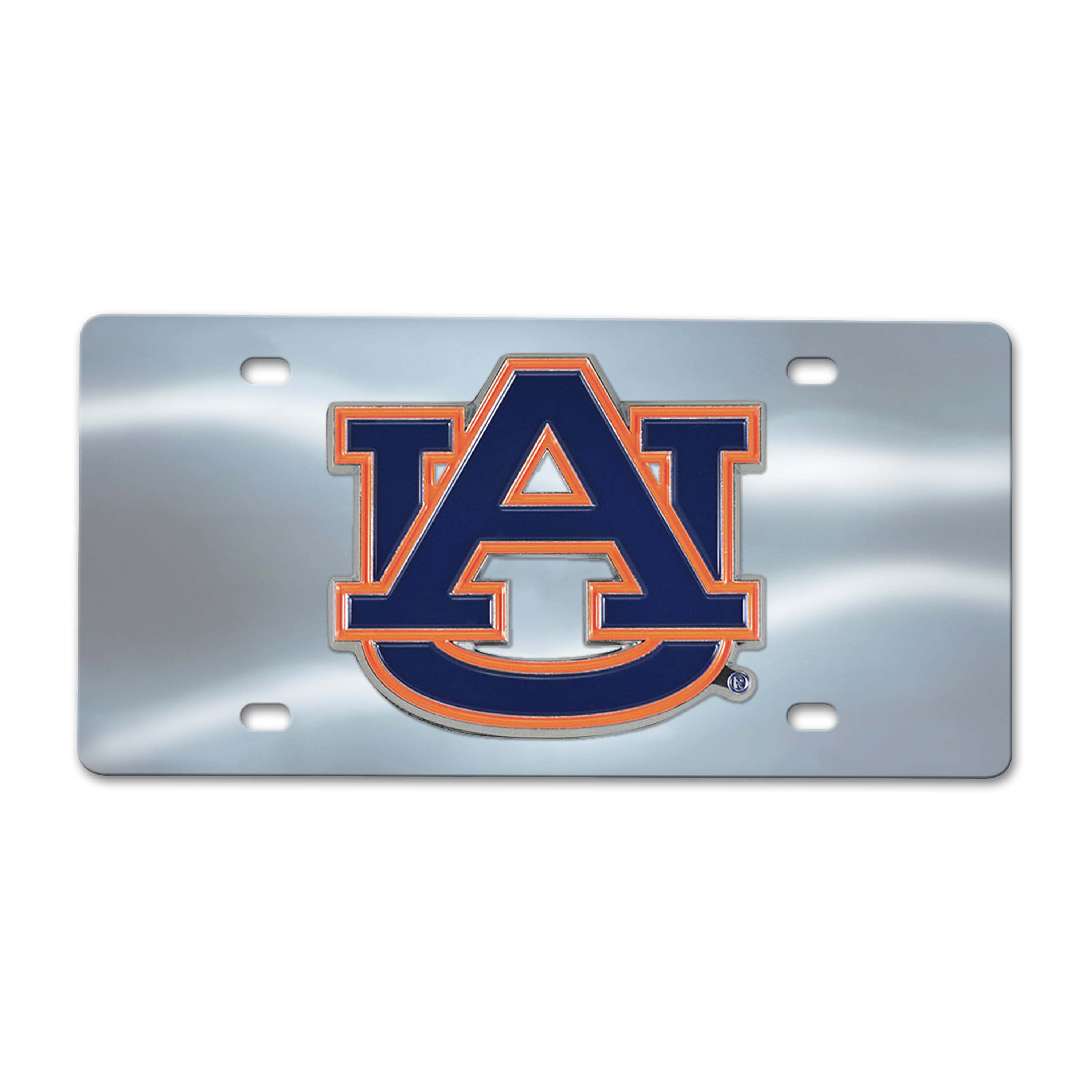 Auburn University Chrome Diecast License Plate  