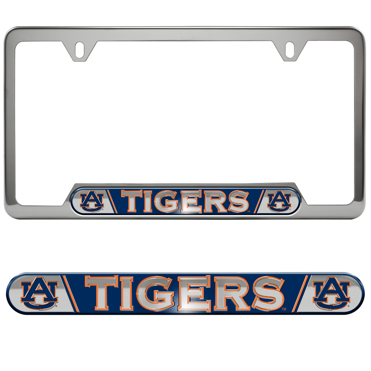 Auburn University Embossed License Plate Frame  