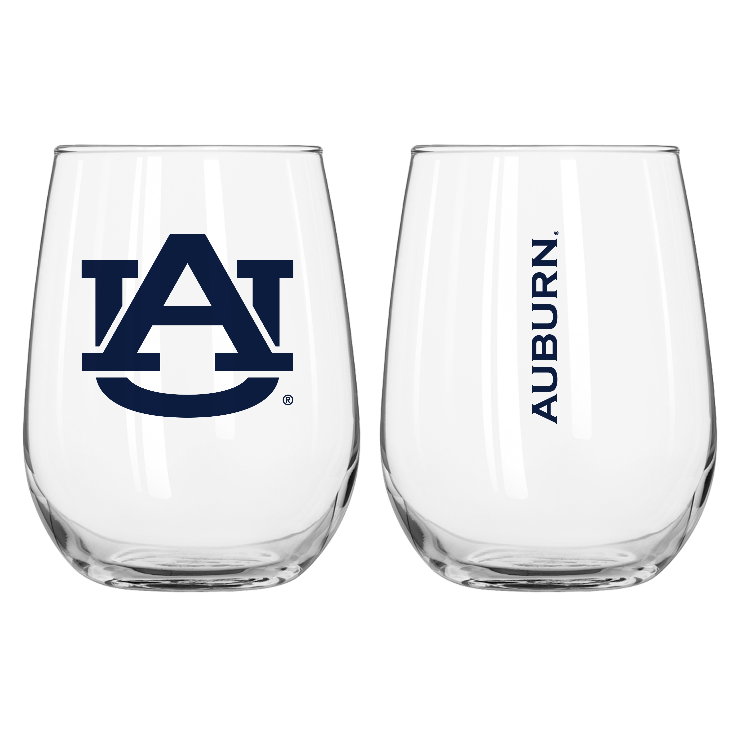 Auburn Tigers 16oz Gameday Curved Beverage Glass    