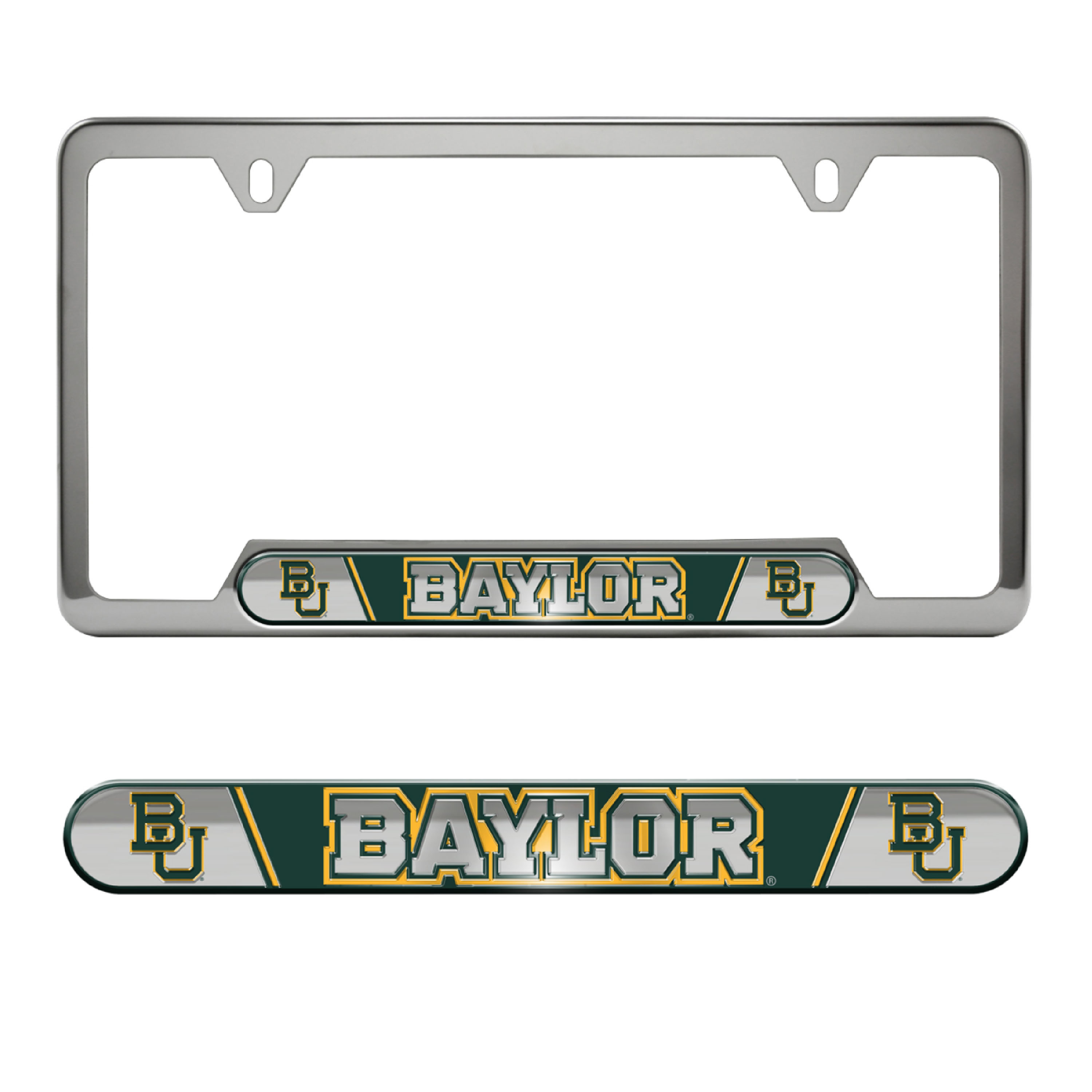 Baylor University Embossed License Plate Frame  