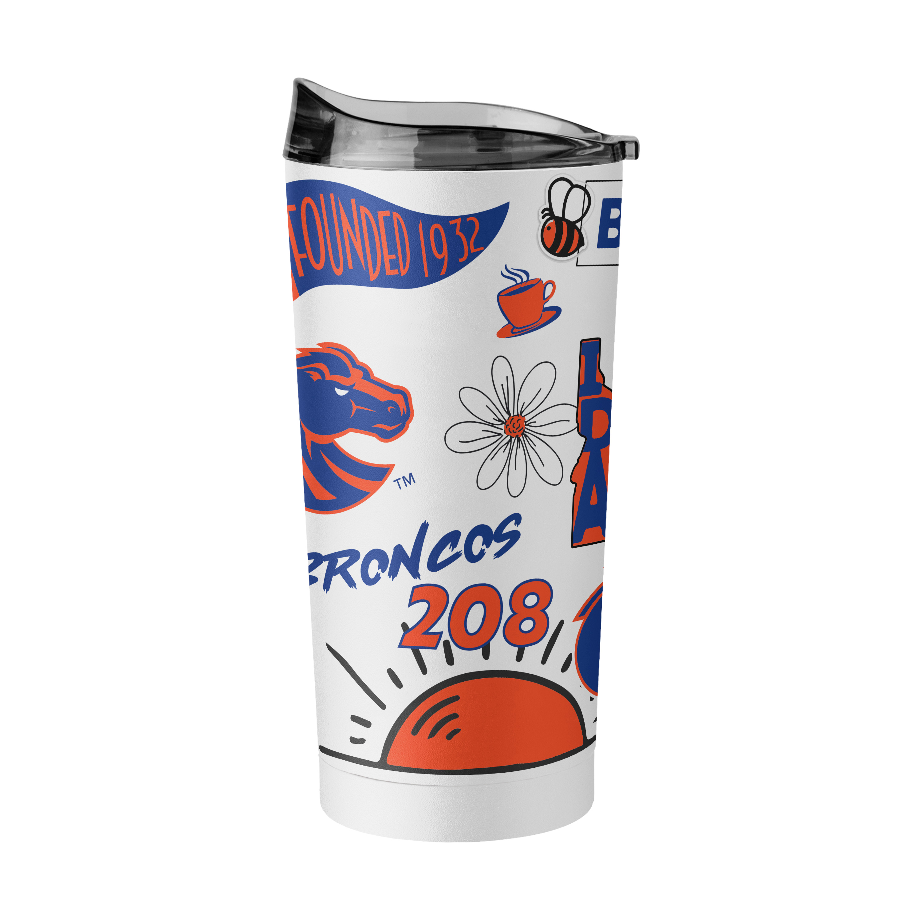 Boise State 20oz Native Powder Coat Tumbler  